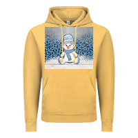 Vintage Mustard winter snowman Vintage Hoodie - AdoDesignShop