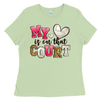 Matcha my heart is on that court volleyball Ladies Tee - Zillion Design Studio