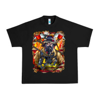 Black firefighter axe and ladder Urban Heavy Tee - LillyAllenDesigns