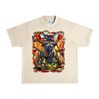 Sandshell firefighter axe and ladder Urban Heavy Tee - LillyAllenDesigns