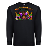 Black My Favorite Monsters Call Me Mom Premium Sweatshirt - texasbilliewilder