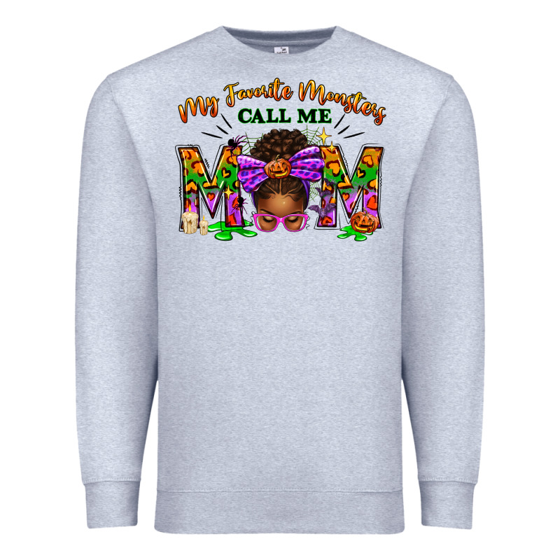 My Favorite Monsters Call Me Mom Premium Sweatshirt by texasbilliewilder | Teevron