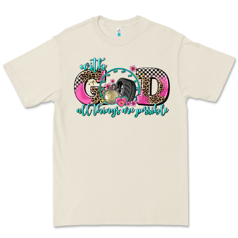 With God All Things Are Possible Race Premium Tee by AdoDesignShop | Teevron