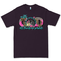 Plum with god all things are possible race Premium Tee - AdoDesignShop