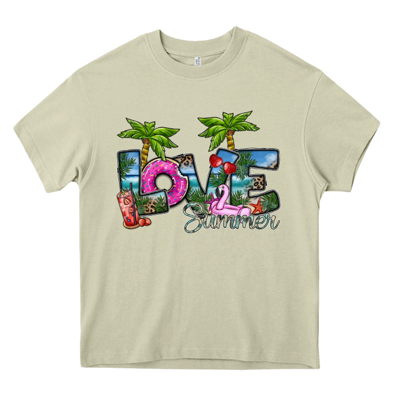 Love Summer Heavy Core Tee by SublimationCraftShop | Teevron