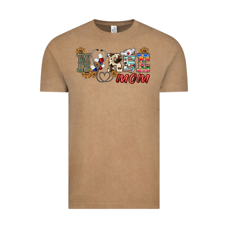 Western Nurse Mom Vintage Tee by BarkalooDesign | Teevron
