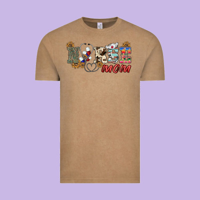 Western Nurse Mom Vintage Tee Designed By Barkaloodesign