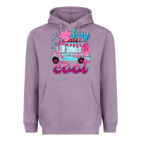 Lavender Stay cool with ice cream van summer Heavyweight Hoodie - NancyCooperArtShop