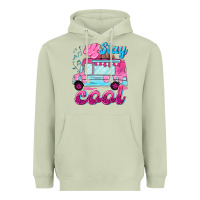 Matcha Stay cool with ice cream van summer Heavyweight Hoodie - NancyCooperArtShop