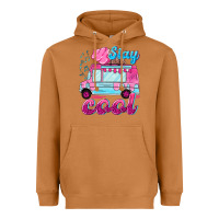 Meerkat Stay cool with ice cream van summer Heavyweight Hoodie - NancyCooperArtShop