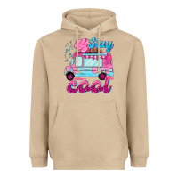 Mushroom Stay cool with ice cream van summer Heavyweight Hoodie - NancyCooperArtShop