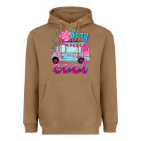 Toasted Coconut Stay cool with ice cream van summer Heavyweight Hoodie - NancyCooperArtShop