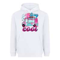 White Stay cool with ice cream van summer Heavyweight Hoodie - NancyCooperArtShop