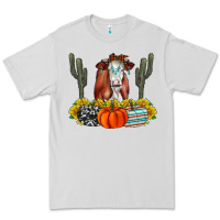 Dove Grey Fall Cow Premium Tee - CowhideDigitalArt