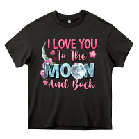 Asphalt i love you to the moon and back Heavy Core Tee - FaDigitalArtStudio
