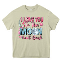 Mossy i love you to the moon and back Heavy Core Tee - FaDigitalArtStudio