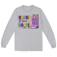 Moon Dust shake your bootie mardi gras Long Sleeve Tee - MaliasSmallBusiness