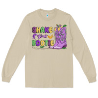 Mushroom shake your bootie mardi gras Long Sleeve Tee - MaliasSmallBusiness