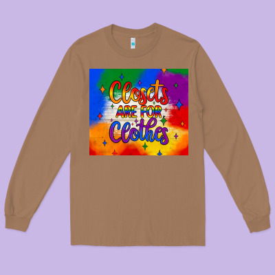 Closets Are You Clothes Tumbler Long Sleeve Tee Designed By Jahusdesignshop
