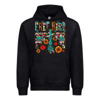 Black western free bird Urban Hoodie - OliviaCreatesArt