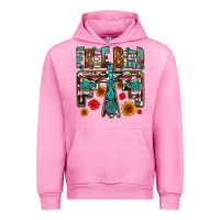 Fuchsia Pink western free bird Urban Hoodie - OliviaCreatesArt