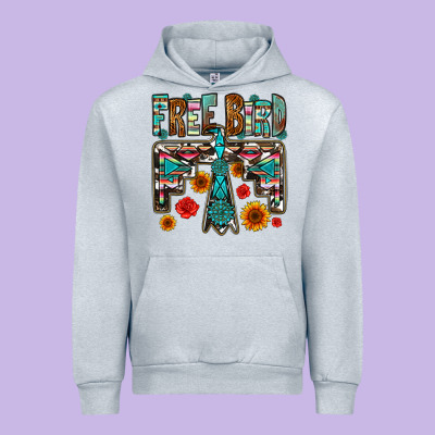 Western Free Bird Urban Hoodie Designed By Oliviacreatesart