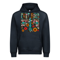 Navy western free bird Urban Hoodie - OliviaCreatesArt