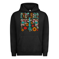 Pigment Black western free bird Urban Hoodie - OliviaCreatesArt
