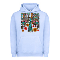 Pigment Grape Ice western free bird Urban Hoodie - OliviaCreatesArt