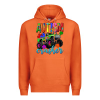 Carrot Autism Awareness crusher Premium Hoodie - NancyCooperArtShop