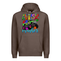 Coffee Autism Awareness crusher Premium Hoodie - NancyCooperArtShop
