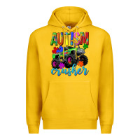 Lemon Autism Awareness crusher Premium Hoodie - NancyCooperArtShop