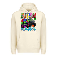 Sandshell Autism Awareness crusher Premium Hoodie - NancyCooperArtShop