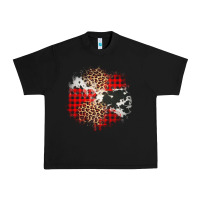 Black leopard cowhide Christmas plaid patches Urban Heavy Tee - Jasminsmagicworld