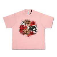 Salmon leopard cowhide Christmas plaid patches Urban Heavy Tee - Jasminsmagicworld