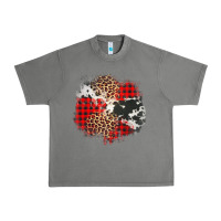 Tornado leopard cowhide Christmas plaid patches Urban Heavy Tee - Jasminsmagicworld