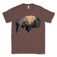 Chestnut Bison Buffalo Classic Tee - LillyAllenDesigns