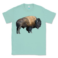 Seafoam Bison Buffalo Classic Tee - LillyAllenDesigns