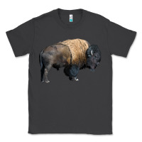 Smoke Bison Buffalo Classic Tee - LillyAllenDesigns