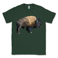Sports Green Bison Buffalo Classic Tee - LillyAllenDesigns