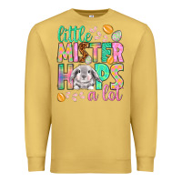 Antique Gold little mister hops a lot Premium Sweatshirt - NancyCooperArtShop