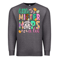 Charcoal Heather little mister hops a lot Premium Sweatshirt - NancyCooperArtShop