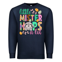 Navy little mister hops a lot Premium Sweatshirt - NancyCooperArtShop