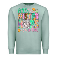 Seafoam little mister hops a lot Premium Sweatshirt - NancyCooperArtShop