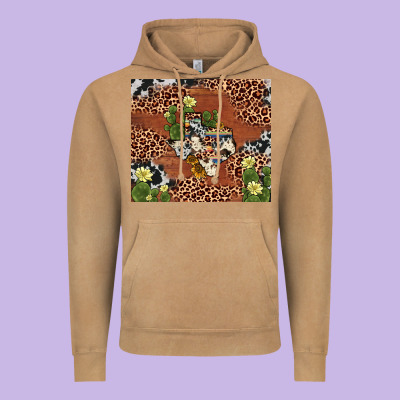 Texas Cactus Vintage Hoodie Designed By Adodesignshop