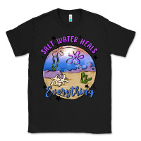 Black salt water heals everything Classic Tee - MaliasSmallBusiness