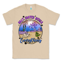 Mushroom salt water heals everything Classic Tee - MaliasSmallBusiness