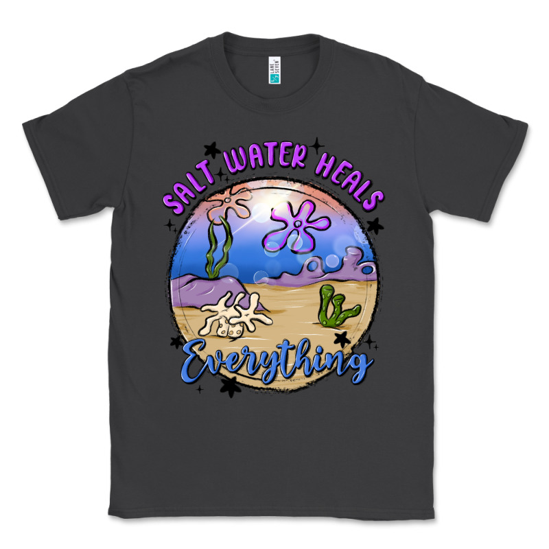 Salt Water Heals Everything Classic Tee by MaliasSmallBusiness | Teevron