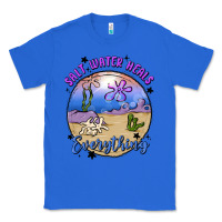 True Royal salt water heals everything Classic Tee - MaliasSmallBusiness