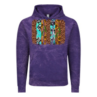 Cloud Purple sunflower cactus leopard brushstroke Vintage Hoodie - AdoDesignShop